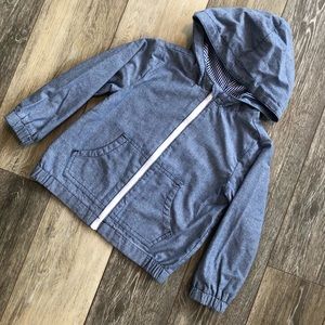 Blue wind breaker jacket 3T